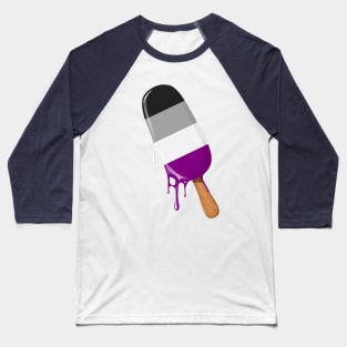 Asexual Shirt Ice Cream Asexual Ace Flag Ally Asexual Pride Baseball T-Shirt